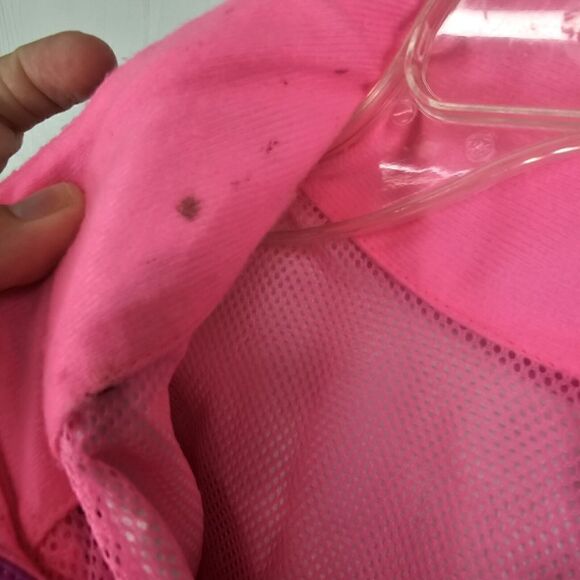 North Face Hyvent Jacket Girls 14/16 Large Hot Pink Rain Waterproof Windproof L - Picture 4 of 8